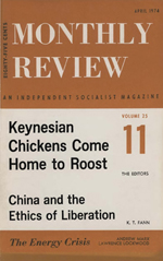 Monthly Review Volume 25, Number 11 (April 1974)