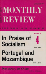 Monthly Review Volume 26, Number 4 (September 1974)