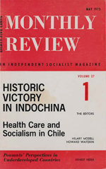 Monthly Review Volume 27, Number 1 (May 1975)