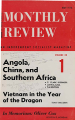 Monthly Review Volume 28, Number 1 (May 1976)