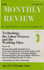 Monthly Review Volume 28, Number 3 (July-August 1976)