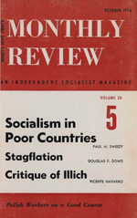 Monthly Review Volume 28, Number 5 (October 1976)