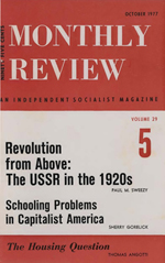 Monthly Review Volume 29, Number 5 (October 1977)