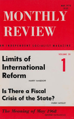Monthly Review Volume 30, Number 1 (May 1978)