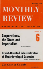 Monthly Review Volume 30, Number 6 (November 1978)