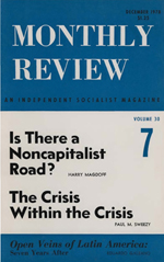 Monthly Review Volume 30, Number 7 (December 1978)