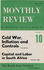 Monthly Review Volume 31, Number 10 (March 1980)