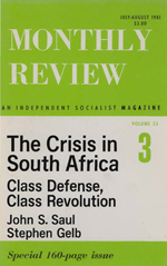 Monthly Review Volume 33, Number 3 (July-August 1981)
