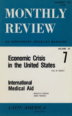 Monthly Review Volume 33, Number 7 (December 1981)