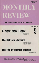 Monthly Review Volume 33, Number 9 (February 1982)