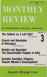 Monthly Review Volume 34, Number 3 (July-August 1982)