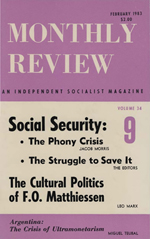 Monthly Review Volume 34, Number 9 (February 1983)