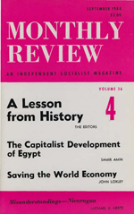 Monthly Review Volume 36, Number 4 (September 1984)