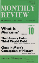 Monthly Review Volume 36, Number 10 (March 1985)