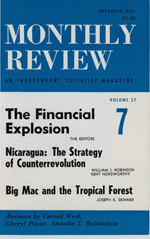 Monthly Review Volume 37, Number 7 (December 1985)
