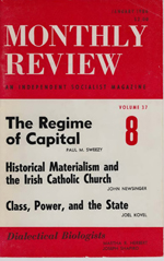 Monthly Review Volume 37, Number 8 (January 1986)