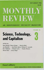 Monthly Review Volume 38, Number 3 (July-August 1986)