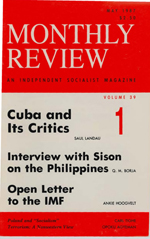 Monthly Review Volume 39, Number 1 (May 1987)