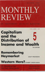 Monthly Review Volume 39, Number 5 (October 1987)