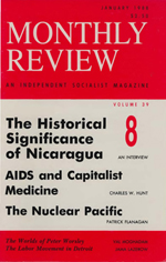 Monthly Review Volume 39, Number 8 (January 1988)