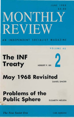 Monthly Review Volume 40, Number 2 (June 1988)