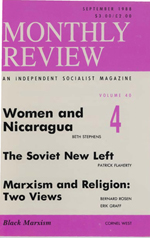 Monthly Review Volume 40, Number 4 (September 1988)