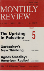 Monthly Review Volume 40, Number 5 (October 1988)
