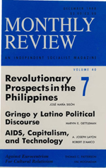 Monthly Review Volume 40, Number 7 (December 1988)