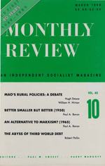 Monthly Review Volume 40, Number 10 (March 1989)