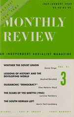 Monthly Review Volume 41, Number 3 (July-August 1989)