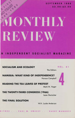 Monthly Review Volume 41, Number 4 (September 1989)