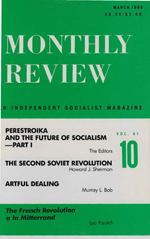 Monthly Review Volume 41, Number 10 (March 1990)