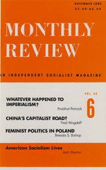 Monthly Review Volume 42, Number 6 (November 1990)