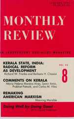 Monthly Review Volume 42, Number 8 (January 1991)