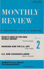 Monthly Review Volume 43, Number 2 (June 1991)