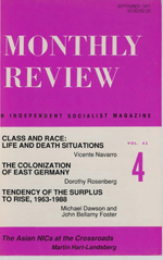 Monthly Review Volume 43, Number 4 (September 1991)