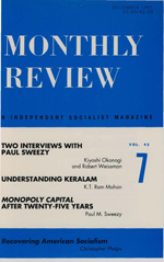 Monthly Review Volume 43, Number 7 (December 1991)