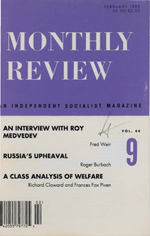 Monthly Review Volume 44, Number 9 (February 1993)