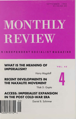 Monthly Review Volume 45, Number 4 (September 1993)