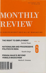 Monthly Review Volume 45, Number 6 (November 1993)