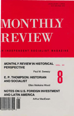 Monthly Review Volume 45, Number 8 (January 1994)