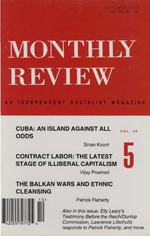 Monthly Review Volume 46, Number 5 (October 1994)