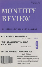 Monthly Review Volume 47, Number 9 (February 1996)