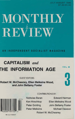 Monthly Review Volume 48, Number 3 (July-August 1996)