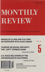 Monthly Review Volume 48, Number 5 (October 1996)