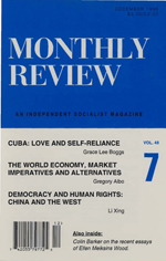 Monthly Review Volume 48, Number 7 (December 1996)