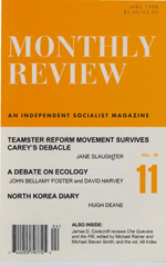 Monthly Review Volume 49, Number 11 (April 1998)