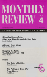 Monthly Review Volume 50, Number 4 (September 1998)