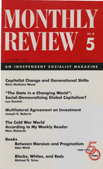 Monthly Review Volume 50, Number 5 (October 1998)