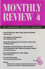 Monthly Review Volume 51, Number 4 (September 1999)